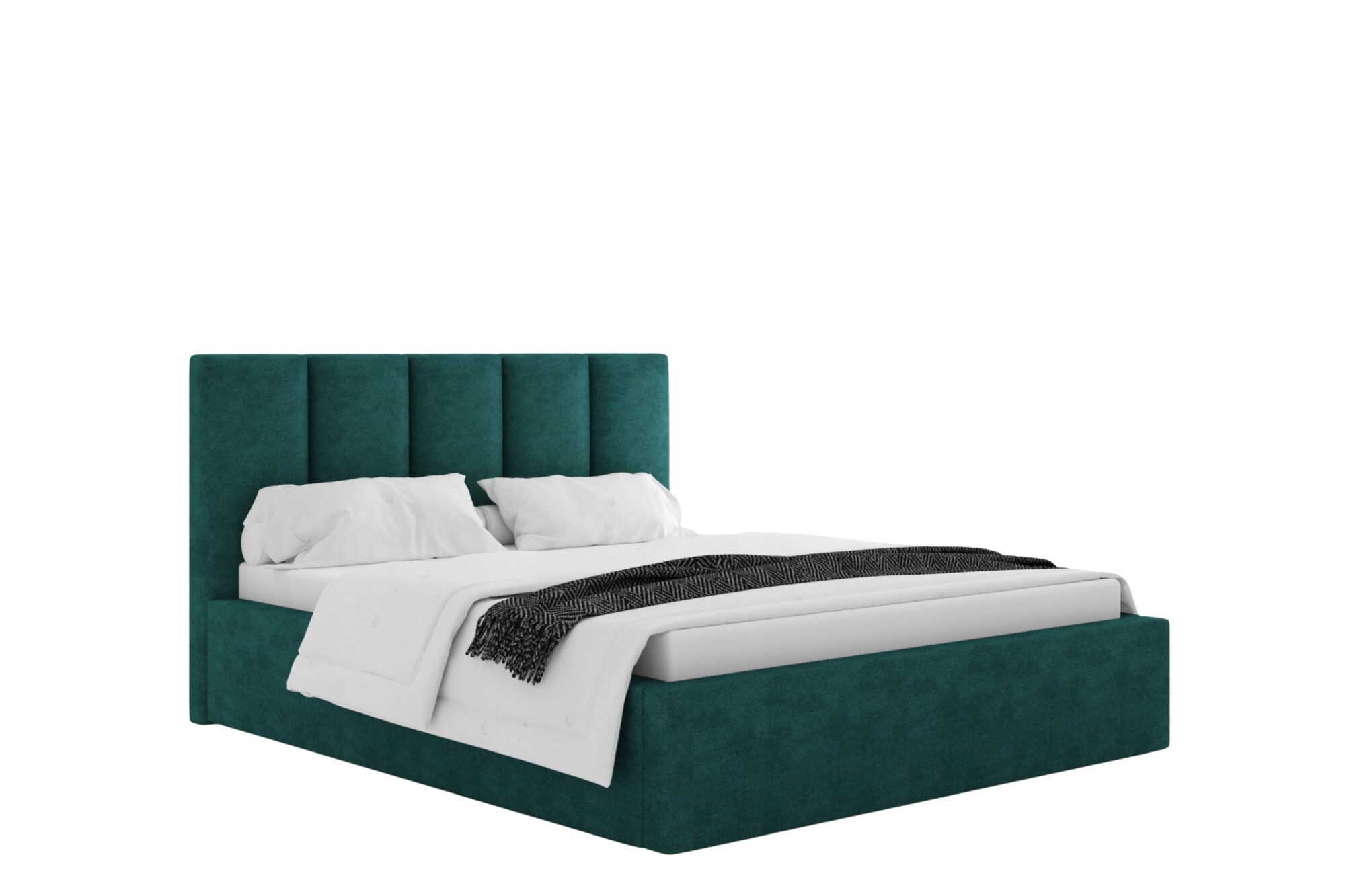 ŁÓŻKO TAPICEROWANE MONTANA 120X200 POJEMNIK STELAŻ