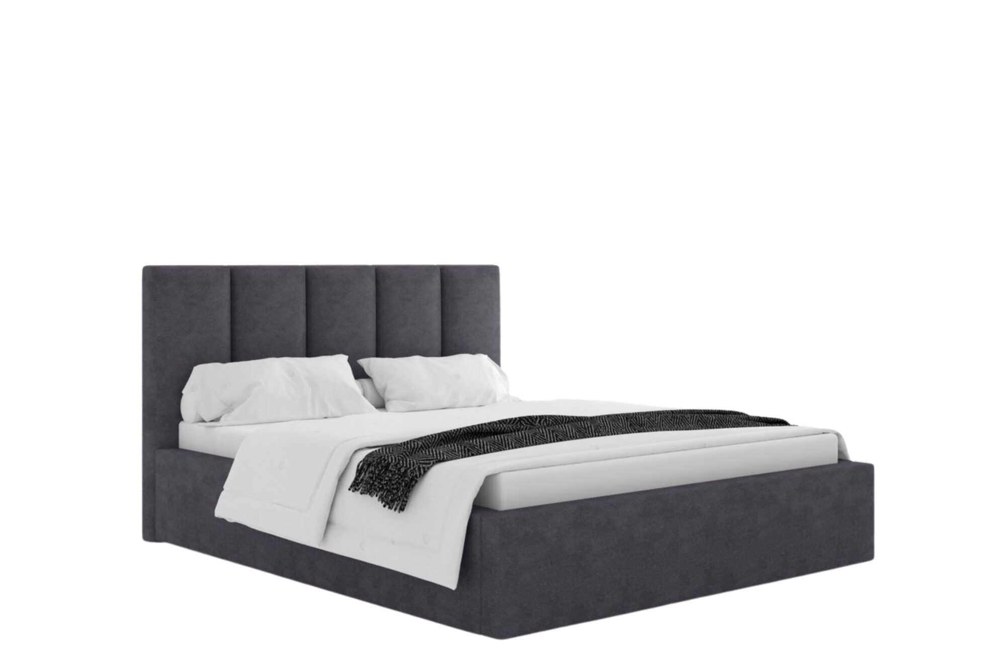 ŁÓŻKO TAPICEROWANE MONTANA 180X200 POJEMNIK STELAŻ