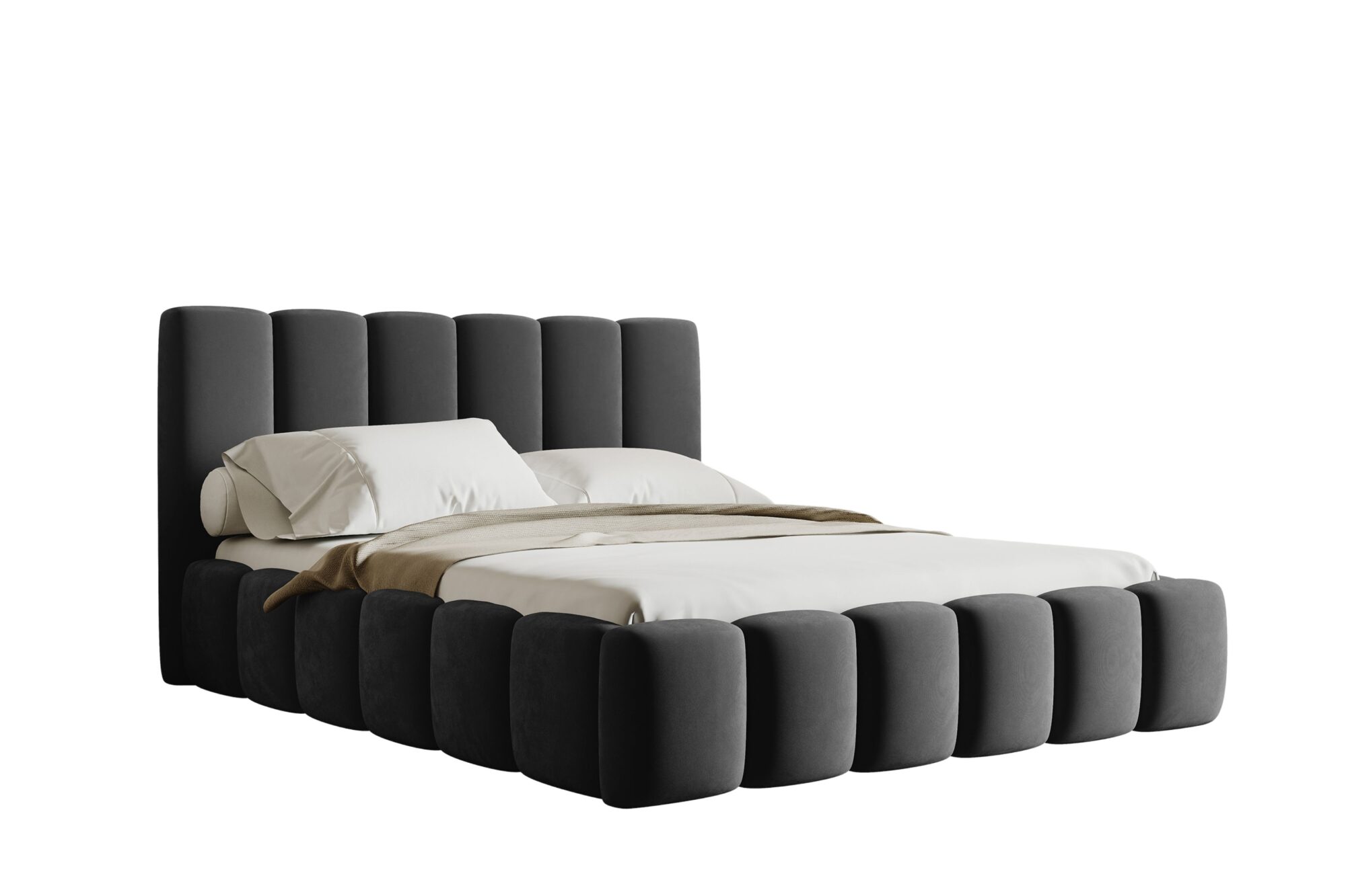 ŁÓŻKO TAPICEROWANE CAPRI 120X200 POJEMNIK MATERAC